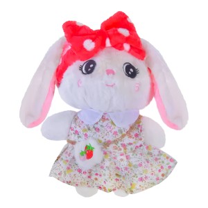 Дитяча м'яка плюшева іграшка Кролик Lalafanfan 30 см Білий