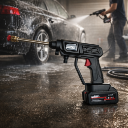 Мойка высокого давления аккумуляторная в кейсе для хранения MDHL 96V/h 1000Вт