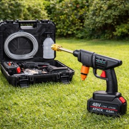 Аккумуляторная мойка (садовой опрыскиватель) высокого давления 48V/h в кейсе (1 аккумулятор)