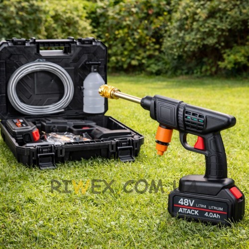Аккумуляторная мойка (садовой опрыскиватель) высокого давления 48V/h в кейсе (1 аккумулятор)