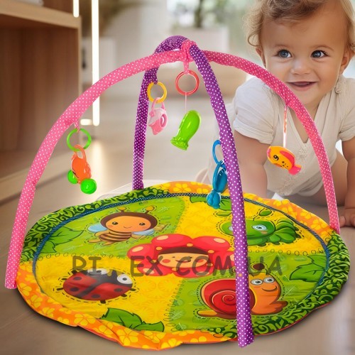 Игровой развивающий коврик с игрушками для младенцев 821 (KL)