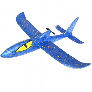 Самолет-планер Акула DARK ELVES EL-1232 с зарядкой и моторчиком, Голубой
