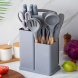 Кухонний набір ножів та аксесуарів Kitchenware Set 20 предметів, Сірий (HA-301)