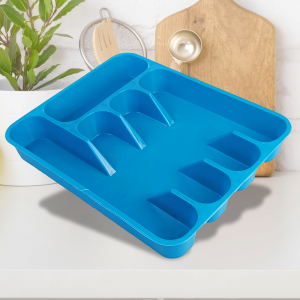 Лоток для столових приборів 255х310 мм, Блакитний (DRK) Лоток для столових приборів 255х310 мм, Блакитний (DRK)