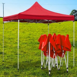 Раздвижная складная портативная палатка-шатер с усиленным каркасом 2х3м Красный