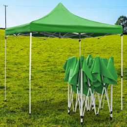 Раздвижная складная портативная палатка-шатер с усиленным каркасом 2х3м Зеленый