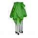 Раздвижной шатер 3*4,5 м усиленный, белый каркас, Зеленый