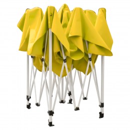 Раздвижная складная портативная палатка-шатер с усиленным каркасом 2х3м Желтый
