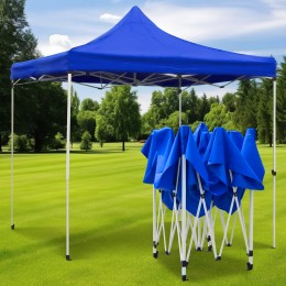 Раздвижная складная портативная палатка-шатер с усиленным каркасом 2х2м Синий