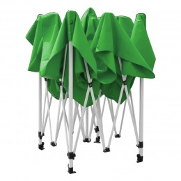 Раздвижная складная портативная палатка-шатер с усиленным каркасом 2х2м Зеленый