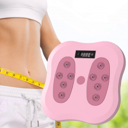 Диск Здоровье с массажем для стоп Waist Twisting Disc с подсчетом калорий, Розовый (205)