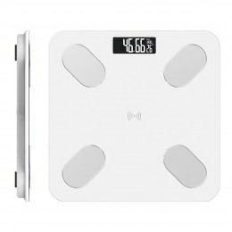 Напольные умные bluetooth фитнес смарт-весы Smart ScaleA1 до 180 кг Белый (205)