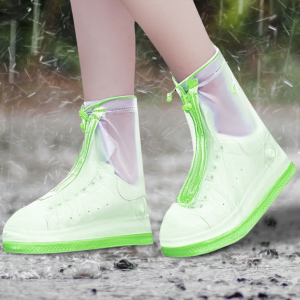 Многоразовые бахилы-чехлы Waterproof Shoe Covers на обувь от дождя и грязи, размер XL (40-41), Зеленый  (205)