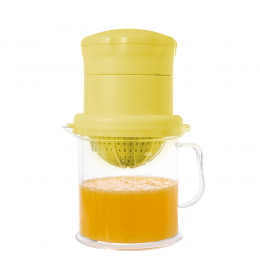 Ручний міні-соковитискач з чашкою для фруктів JUICER XL-295, Жовтий