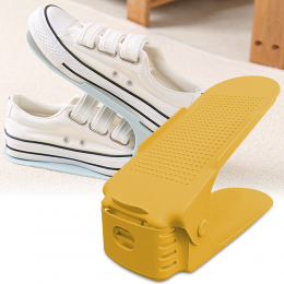 Підставка для взуття Double Shoe Racks пластикова, Жовтий