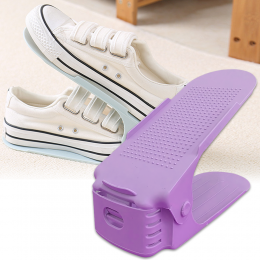 Підставка для взуття Double Shoe Racks пластикова, Фіолетовий