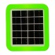 Зарядная станция - солнечная панель с зарядным устройством USB и фонарем LEXI XF-7785, 5V, 1A Зеленый (2627)