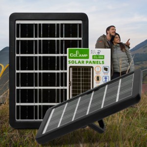 Солнечная панель для зарядки телефонов, планшетов Solar Panel CcLamp CL-680WP 8W 6V IP65 (2627)