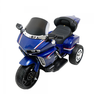 Электромобиль мотоцикл для ребенка 3-8 лет, Синий