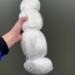 Сетеполотно кукла для ловли рыбы ячейка 28 мм толщина нити 0,15 мм Белый (КР)