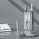 Универсальная многофункциональная щетка для чистки клавиатуры, наушников, телефона, других гаджетов Серый (205)