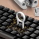 Универсальная многофункциональная щетка для чистки клавиатуры, наушников, телефона, других гаджетов Серый (205)