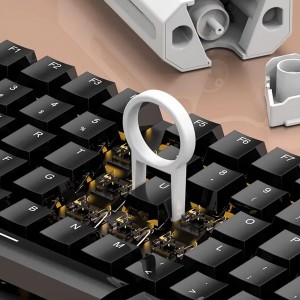 Універсальна багатофункціональна щітка для чищення клавіатури, навушників, телефону, інших гаджетів Чорний (205)