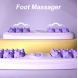 Універсальний портативний роликовий роликовий магнітний масажер для стоп з магнітними кульками для зняття стресу і втоми 2в1 Cat Claw Style Foot Massager Фіолетовий (205)