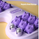 Универсальный портативный роликовый магнитный массажер для стоп с магнитными шариками для снятия стресса и усталости 2в1 Cat Claw Style Foot Massager Фиолетовый (205)