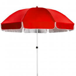 Торгова парасолька RAINBERG RB-9308, 2.5 м, 10 спиць, Червоний