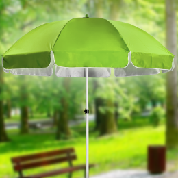 Торгова парасолька RAINBERG RB-9308, 2.5 м, 10 спиць, Салатовий