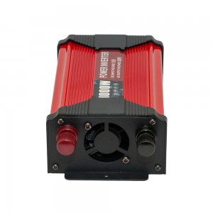 Инвертор 07-1 преобразователь напряжения 12V-220V (1000W) (LUX) красный Инвертор 07-1 преобразователь напряжения 12V-220V (1000W) (LUX) красный