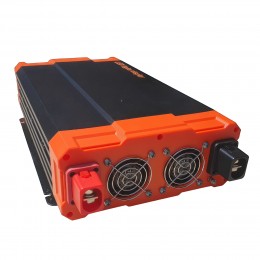 Инвертор 06-6 преобразователь напряжения Pure Sine Wave Inverter 12V-220V 1000W (LUX) оранжевый 