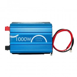 Інвертор Pure Sine Wave Inverter 06-10 перетворювач напруги 12V-220V (1000W) (LUX) блакитний