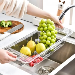 Раздвижная корзина для раковины PET 50208-0150 Прозрачный Раздвижная корзина для раковины PET 50208-0150 Прозрачный