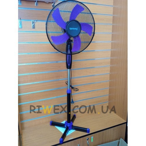 Вентилятор Rainberg RB-1601 черно-фиолетовый