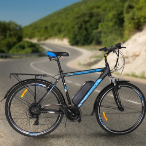 Електровелосипед з колесами діаметром 28 cм CROSSER GAMMA 36 вольт 10 ампер 500 Вт 