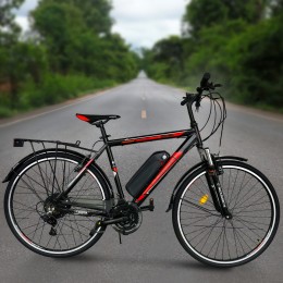Электровелосипед с колесами диаметром 28 см CROSSER GAMMA 48 вольт 15 ампер 500 Вт 