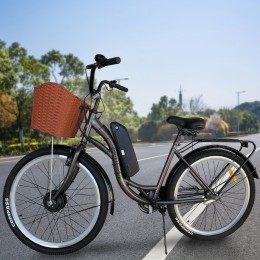 Электровелосипед с колесами диаметром 26 см Aquamarin 36 вольт 10 ампер 350 Вт 