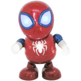 Танцующий робот Человек паук Spyder man 19 см (свет, звук, движение)