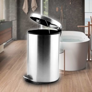 Відро нержавіюче для сміття з педаллю 7 л EM-9509