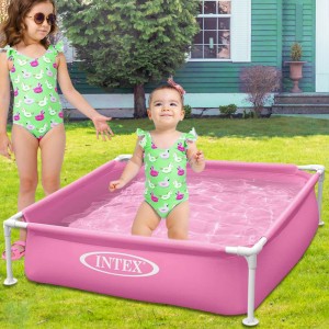 Каркасный детский бассейн Intex 57172, Розовый (AT)