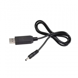 Шнур DC кабель с преобразователем для роутера питание от USB повербанка 9v 5,5х2,5 мм