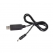 Шнур DC кабель з перетворювачем для роутера живлення від USB повербанка 12v 5,5х2,5 мм