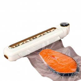Вакуумний пакувальник харчових продуктів ексклюзивний Vacuum Sealer Білий