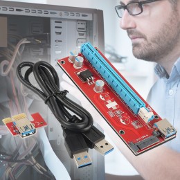 Райзер для видеокарты PCI-E SATA (206)