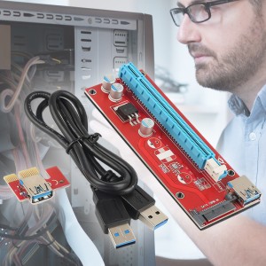Райзер для видеокарты PCI-E SATA (В)
