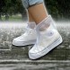 Багаторазові бахіли-чохли Waterproof Shoe Covers на взуття від дощу і бруду, розмір L (39-40), білий