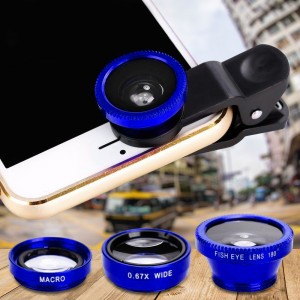 Линза для камеры телефона Fish Eye LENS Y-12, Синий (206)