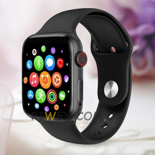 Умные смарт часы Smart Watch T100 PLUS,  iOS / Android, Черный (206)